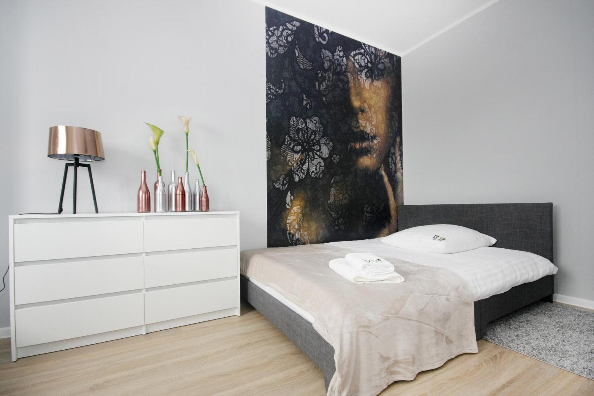 Livin Apartments Santocka Szczecin Rum bild