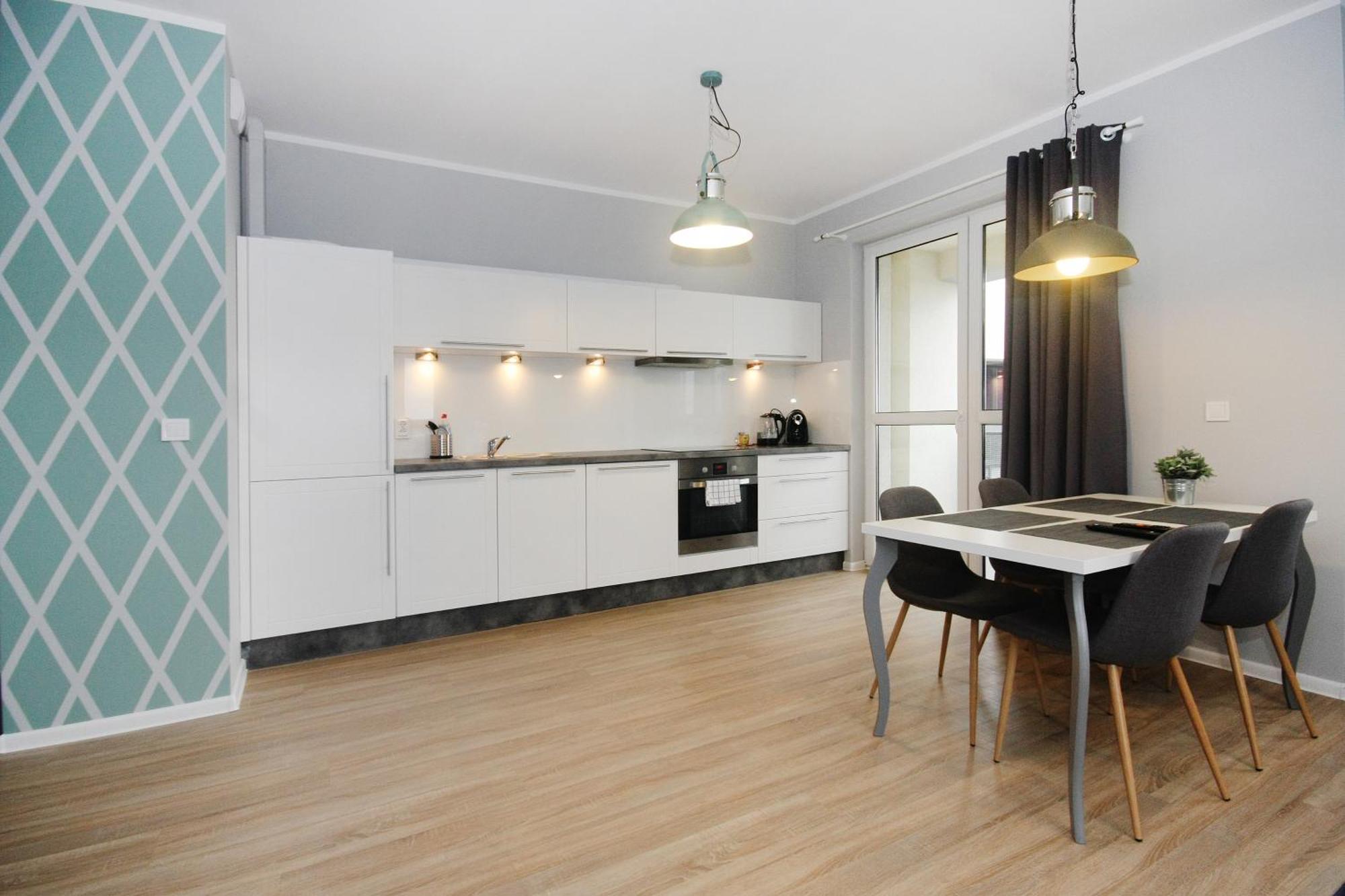 Livin Apartments Santocka Szczecin Rum bild